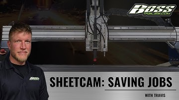 Saving Jobs SheetCam