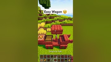 Minecraft Wagon Design 🐴 Build Idea & Tutorial #minecraft