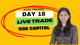 Bank Nifty Live Trade | Day 18 | 50k Capital | 30 days live trade |