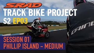 1996 #GSXR 750 #SRAD Track Bike S2 - EP 03: Phillip Island- INSTA360 ONERS 1 Inch. #trackbike