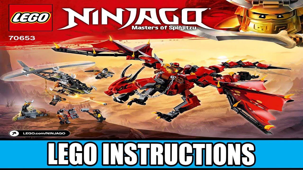 Compose Overskyet vedtage LEGO Instructions | Ninjago | 70653 | Firstbourne - YouTube