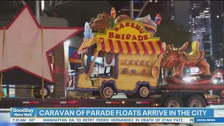 Floats And Balloons Arrive As Macys Parade Prep Takes Over Nyc