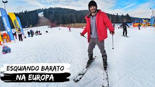 COMO ESQUIAR BARATO NA EUROPA | Nossa primeira vez esquiando