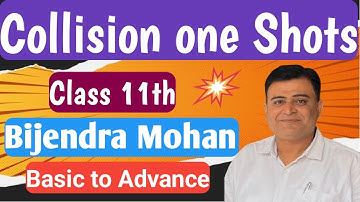 Collision - Introduction, Causes, Formula, and Types | Day- 3 | JEE Physics by Dr. Bijendra Mohan
