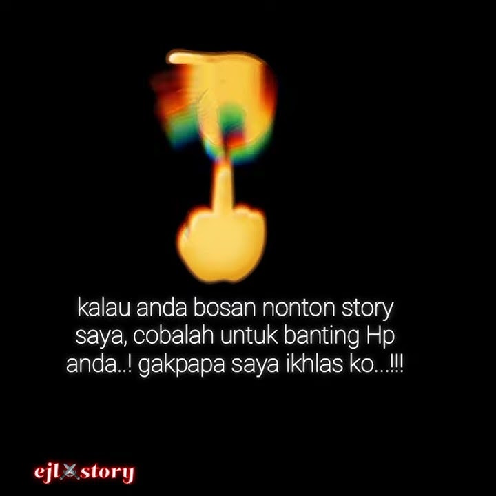 Story WA anak jaman sekarang