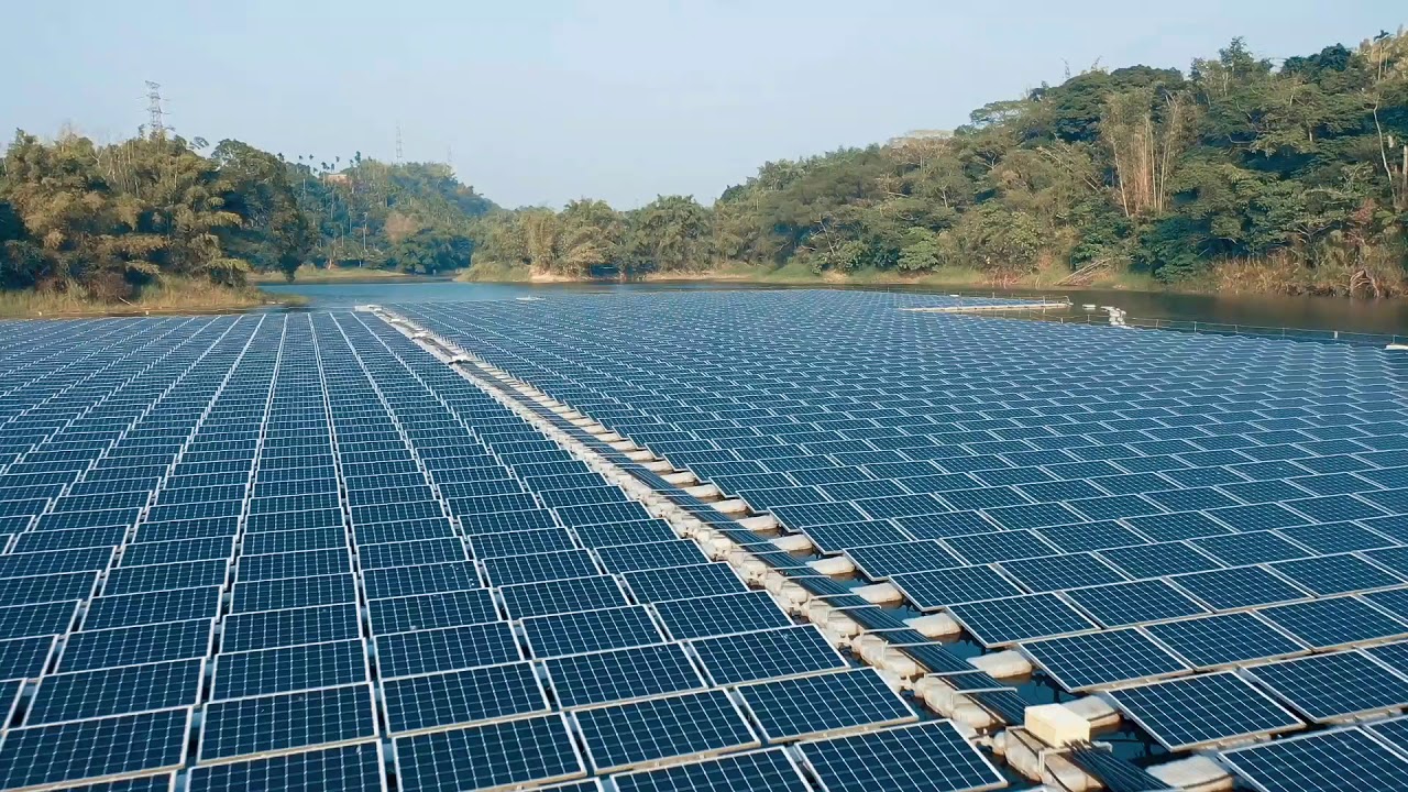Floating PV system in Taiwan - YouTube