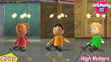 Wii Party U - Highway Rollers (Expert CPU) Player Morgan vs Monica vs Pavel vs Zi-kai