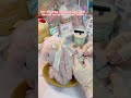 Preparing Easter bunny packages that will end up in someone's basket.