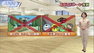 官邸、国会、皇居周辺も・・・　広がる「ドローン」規制(15/05/13)