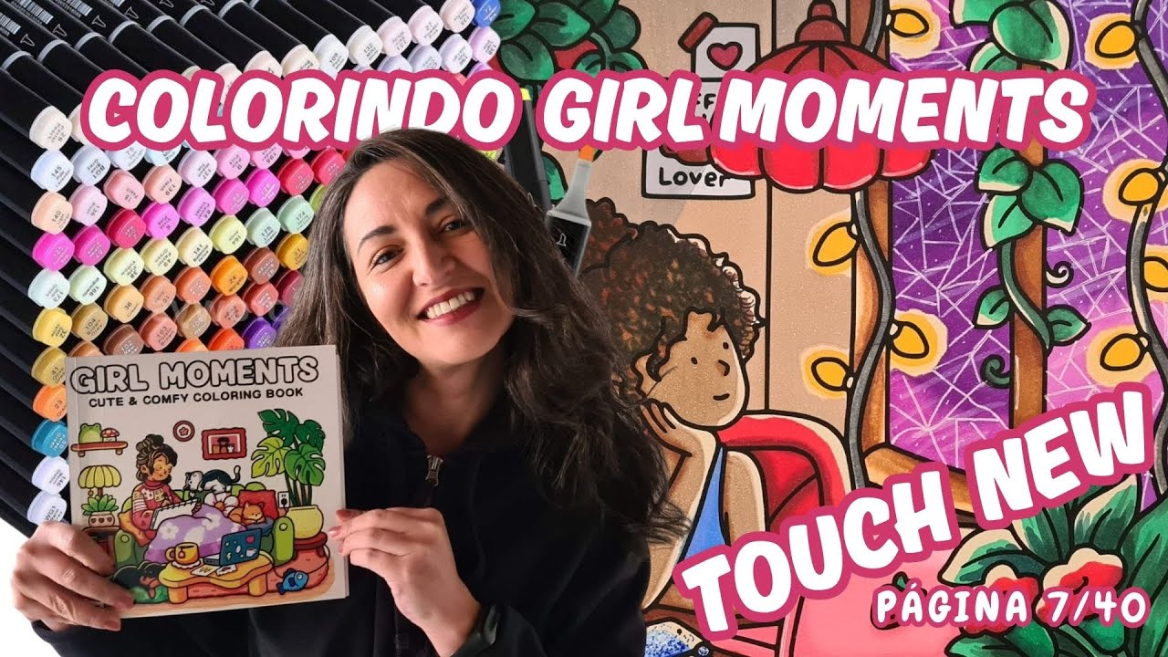 ILUMINAÇÃO COM TÉNICA DO CINZA - PINTANDO GIRL MOMENTS COM MARCADOR TOUCH NEW - PÁGINA 7 - COFFE