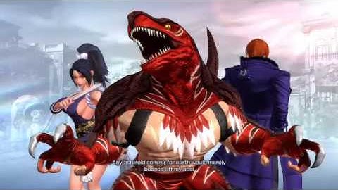 King of Fighters 14 demo (King of Dinosaurs!)