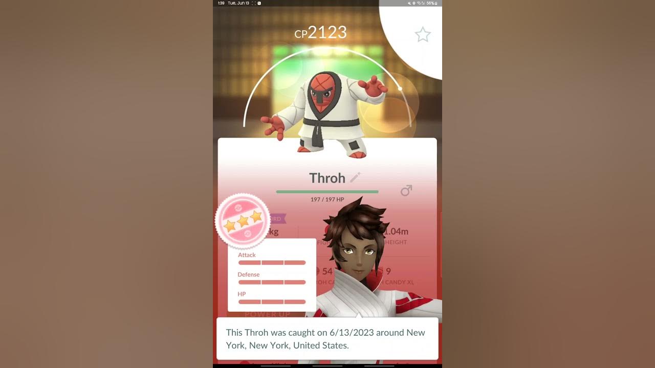 POKEMON GO WILD THROH PERFECT IV YouTube