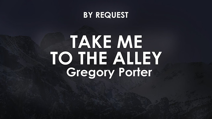 Take Me to the Alley Karaoke version - Karaoke performance video thumbnail