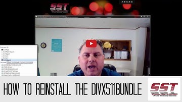 How to reinstall the DivX511Bundle