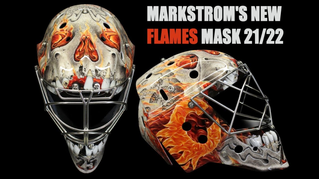  Jacob Markstrom Signed Full-Size Flames Goalie Mask Calgary  Helmet w/JSA COA : Collectibles & Fine Art