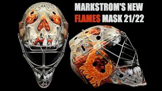 Jacob Markstrom's New Calgary Flames Goalie Mask 2021/2022 Season