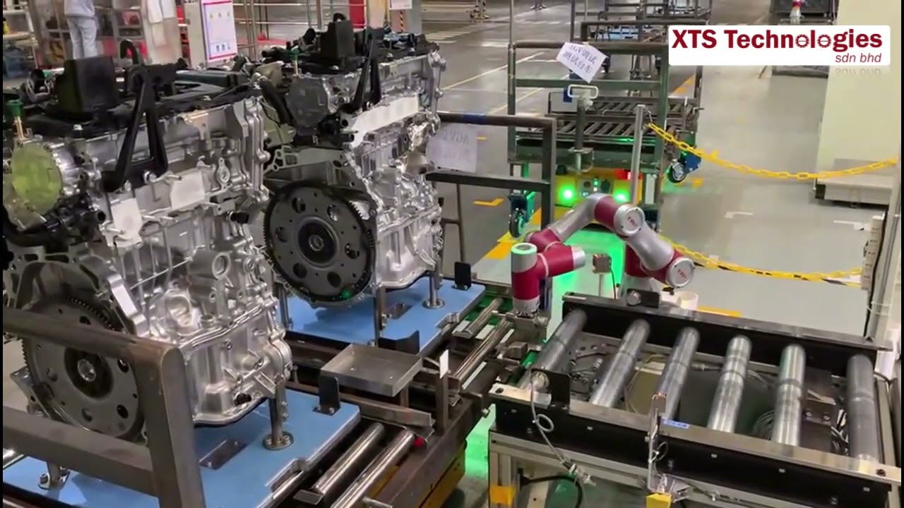 AMR in Automotive Engine Assembly Line