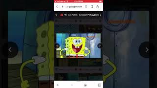 SpongeBob Singing his theme song (EUROPEAN PORTUGUESE,NICKELODEON)