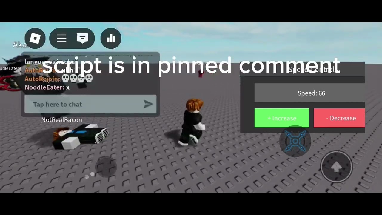 speed control script made by me!🤯🤯#script#roblox - YouTube