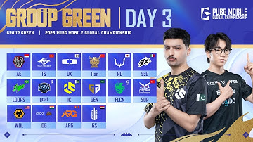 [NP] 2025 PMGC League | Group Green Day 3 | PUBG MOBILE Global Championship