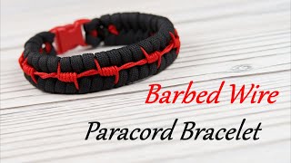 Barbed Wire Paracord Bracelet