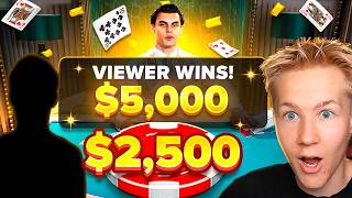 Subscriber Controls My $3000 Balance On Blackjack!