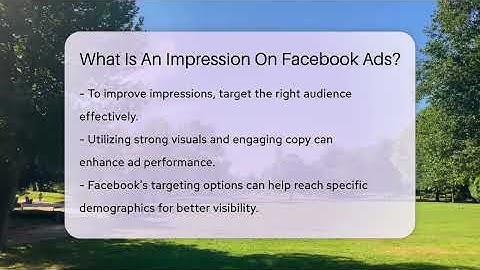 What Is An Impression On Facebook Ads? - Everyday-Networking