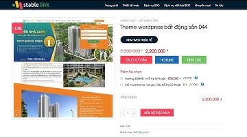 Theme wordpress bất động sản 044 | Giao diện bất động sản | stablelink.net