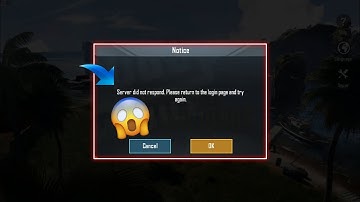Fix Server Did Not Respond 😡 in Pubg MOBILE