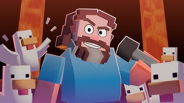 LAVA CHICKEN - Minecraft Animation