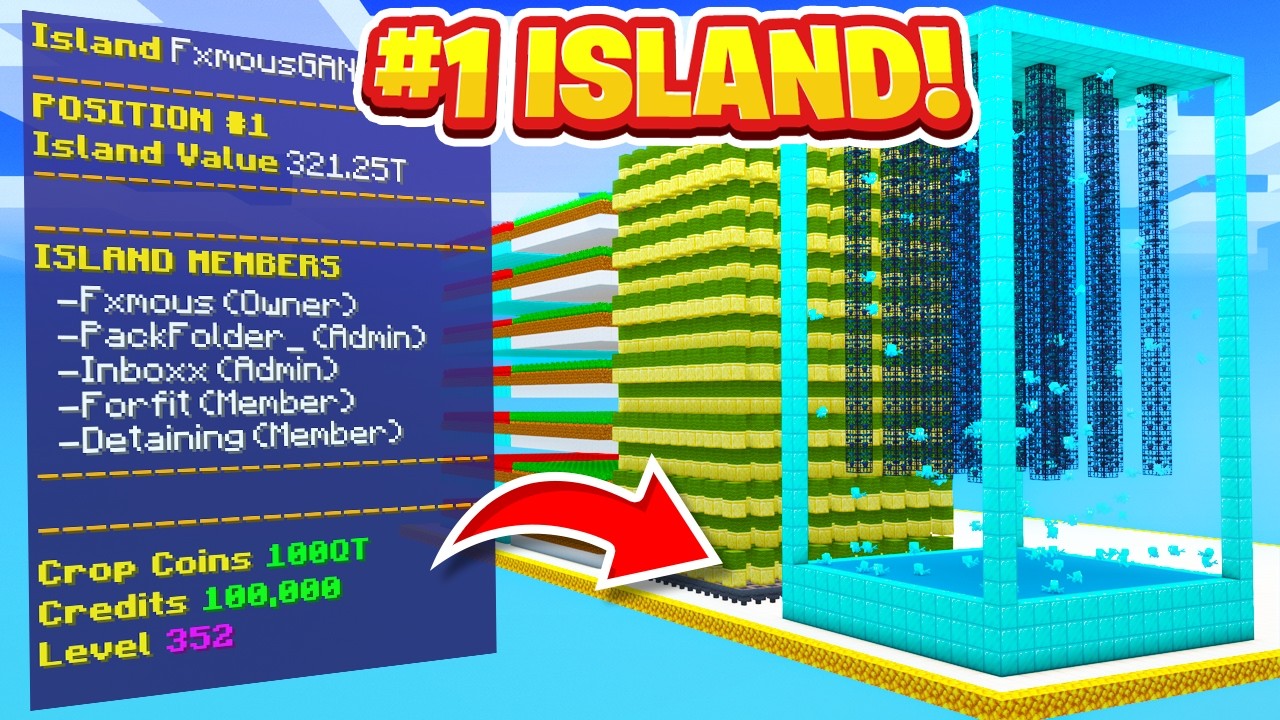 HOW I BECAME THE RICHEST ISLAND ON THE NEW BEST *OP* MINECRAFT SERVER ...