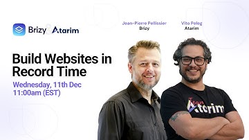 Build Websites in Record Time with Brizy & Atarim