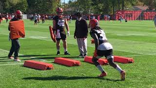 Browns RB D’Ernest Johnson, who will get his first start this week.