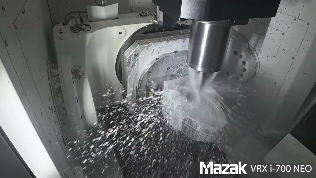 Mazak VARIAXIS i700 NEO Demo - YouTube