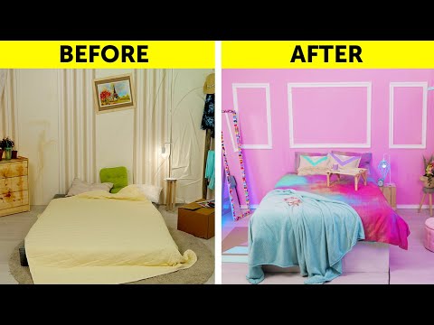 AWESOME HOME ORGANIZING AND DECORATING HACKS || DIY Ideas For Your Bedroom 🛏