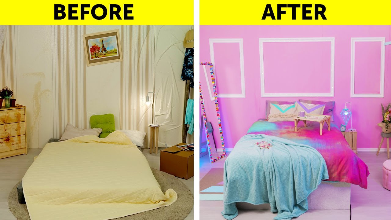 AWESOME HOME ORGANIZING AND DECORATING HACKS || DIY Ideas For Your Bedroom