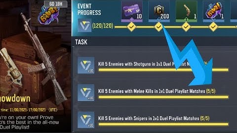 Call Of Duty Mobile Kill 5 Enemies with Melee Kills in 1v1 Duel Playlist Matches Task Complete