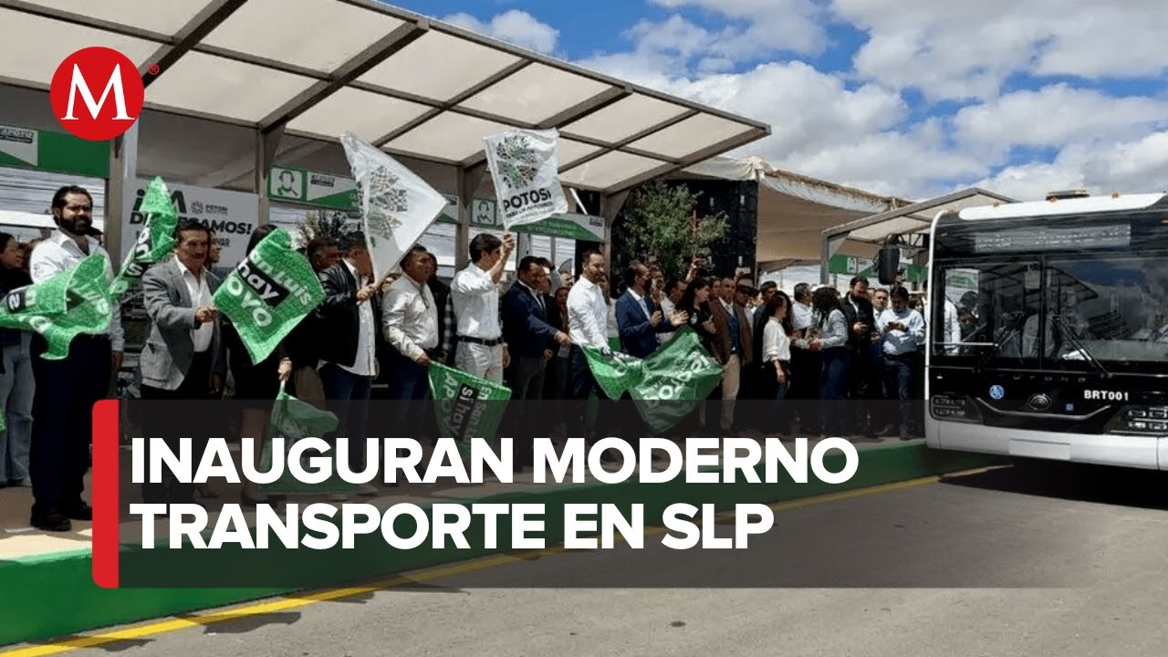 Inauguran el MetroRed en San Luis Potosí; un servicio de transporte público inteligente