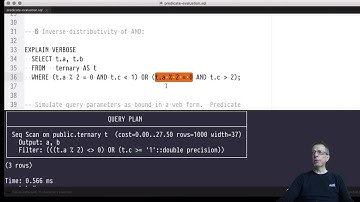 DB2 — Chapter #08 — Video #30 — Heuristic predicate simplification, predicate cost