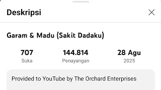 Garam Dan Madu sakit Dadaku  Yt By  Tenxi  Cover Ramasuci 