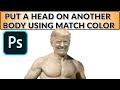 Using the Match Color  Command to put a head on a different body.