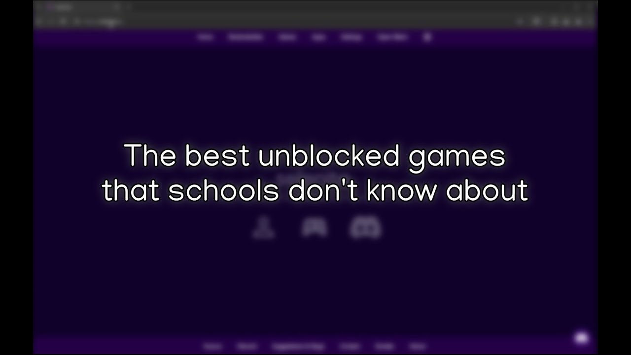 The best unblocked games sites schools don't know about - YouTube
