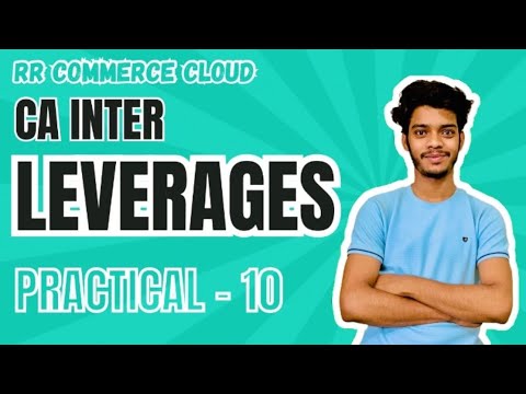 Leverages practical question- 10 | CA inter | financial management ...