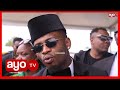 DIAMOND PLATNUMZ KAFUNGUKA MSIBANI KWA MAGUFULI BAADA YA KUSHIRIKI IBADA YA MAZISHI YAKE