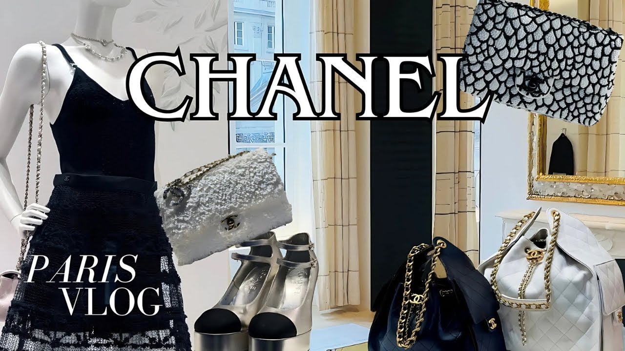 PARIS CHANEL Spring Summer •2•Paris Luxury Fashion Shopping Vlog 2025 Collection SS25 New bags shoes