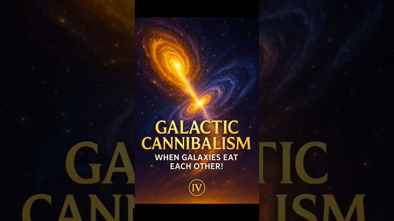 When galaxies eat each other 