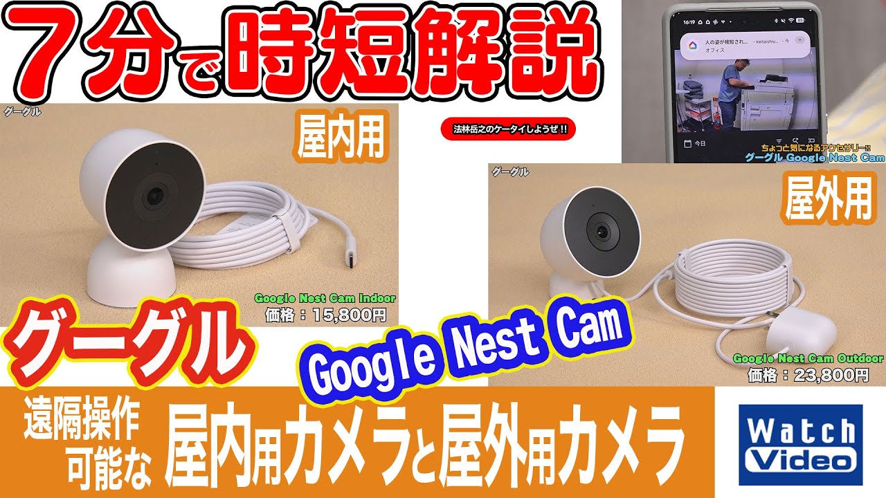 Google Remotely Controlled Indoor and Outdoor Cameras [Takeyuki