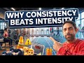 Why consistency beats intensity#gym #motivation #fitness #facts #workout #motivational 
