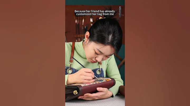 😍🥰As a handmade leather goods specialist, I recommend a versatile handmade bag for you! #bag