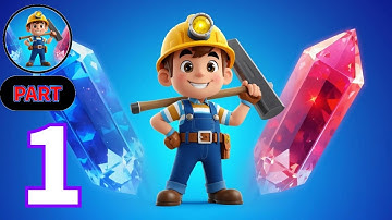 Mine Rush - Walkthrough Gameplay Part 1 - Dig Deep and Collect Valuable Android Gameplay